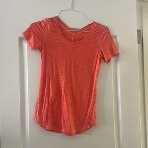 Coral Lulu lemon soft top